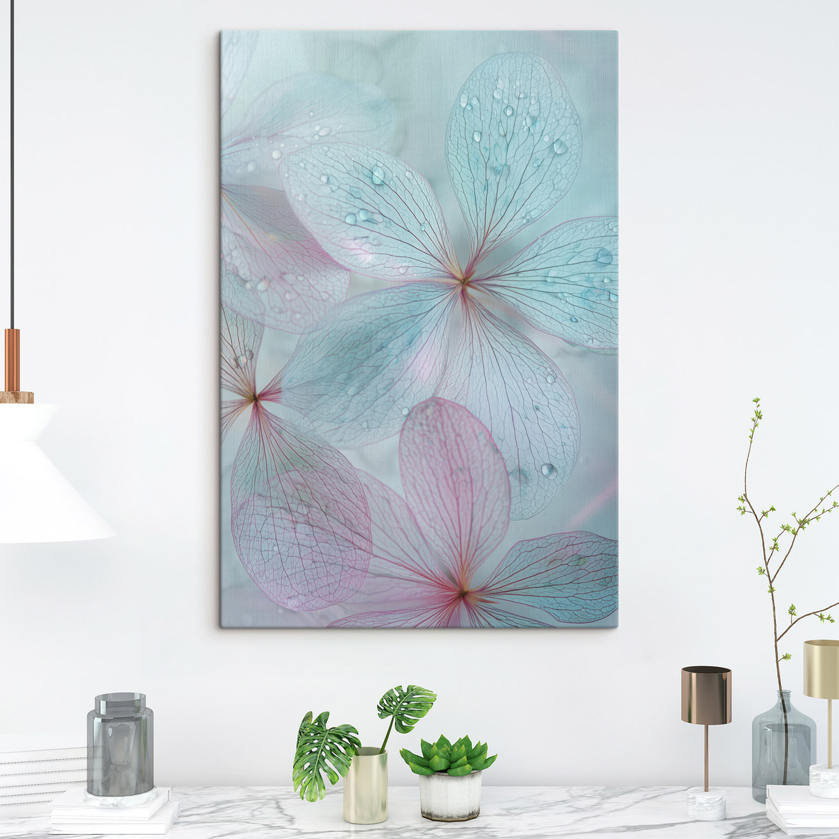 Flores debaixo de água — interior 1