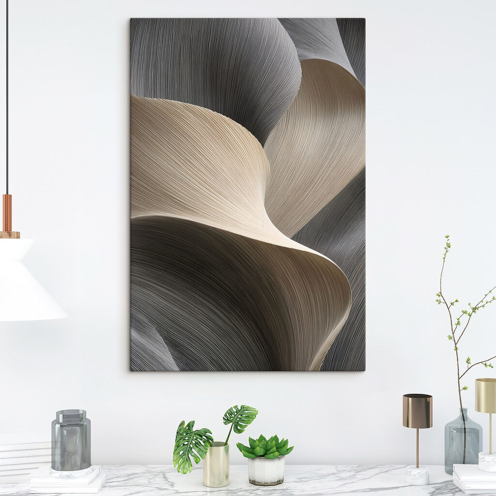 Leques sobre antracite — interior 1