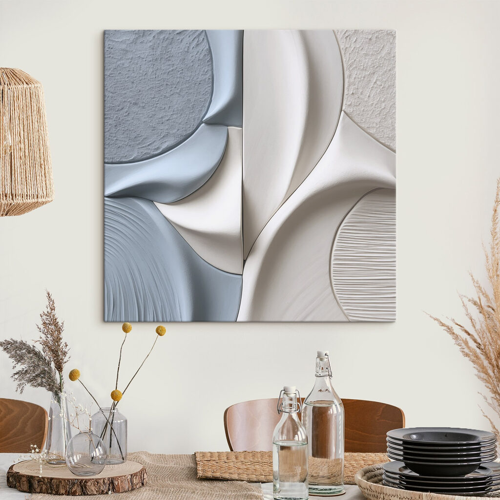 Curvas brancas sobre planos — interior 1