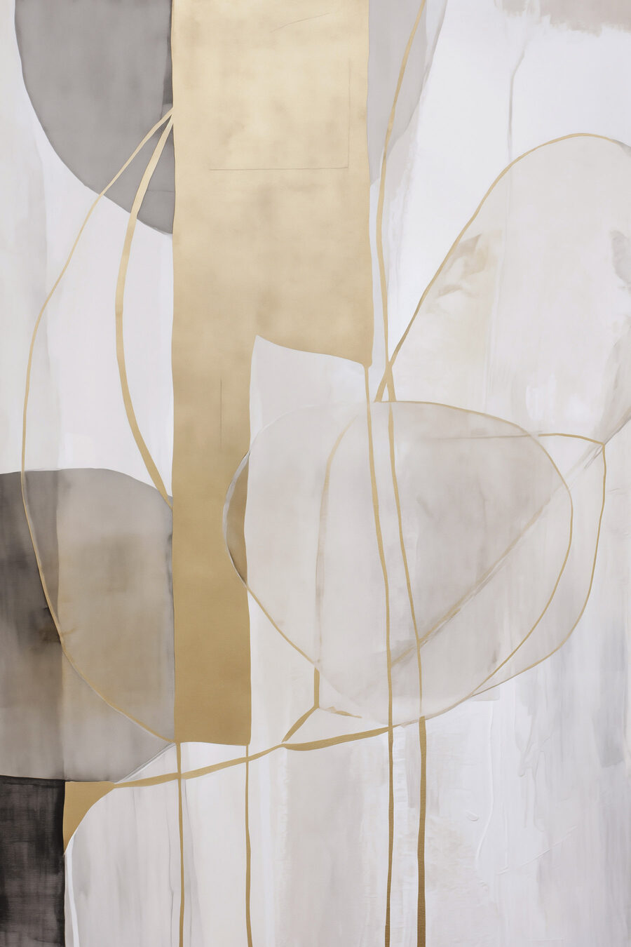 Arcos dourados sobre blocos — design completo