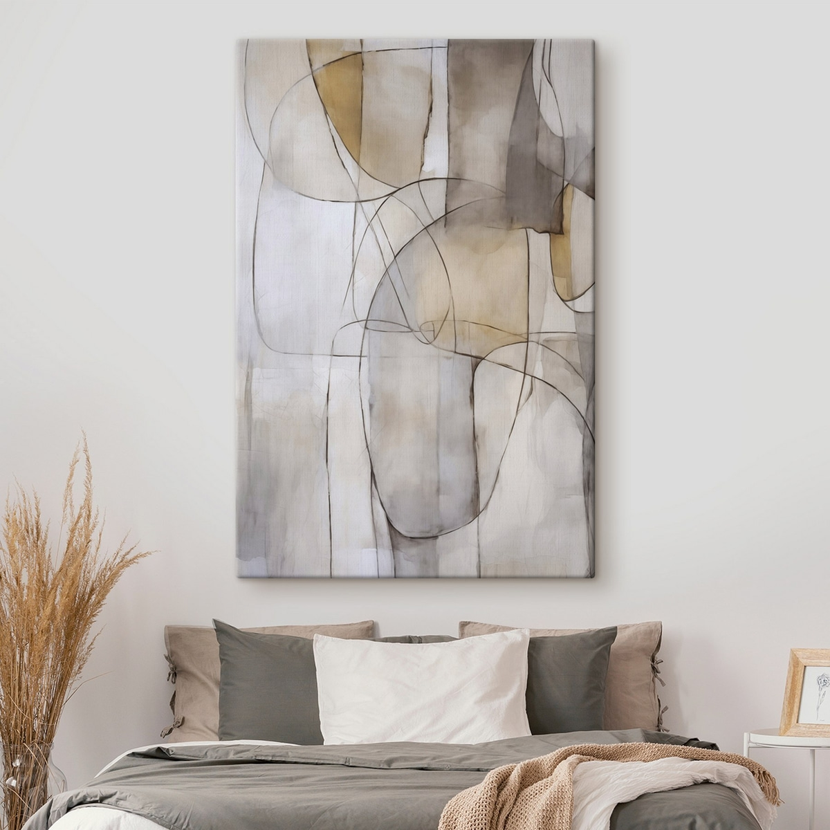 Imitação de pintura abstrata — interior 1