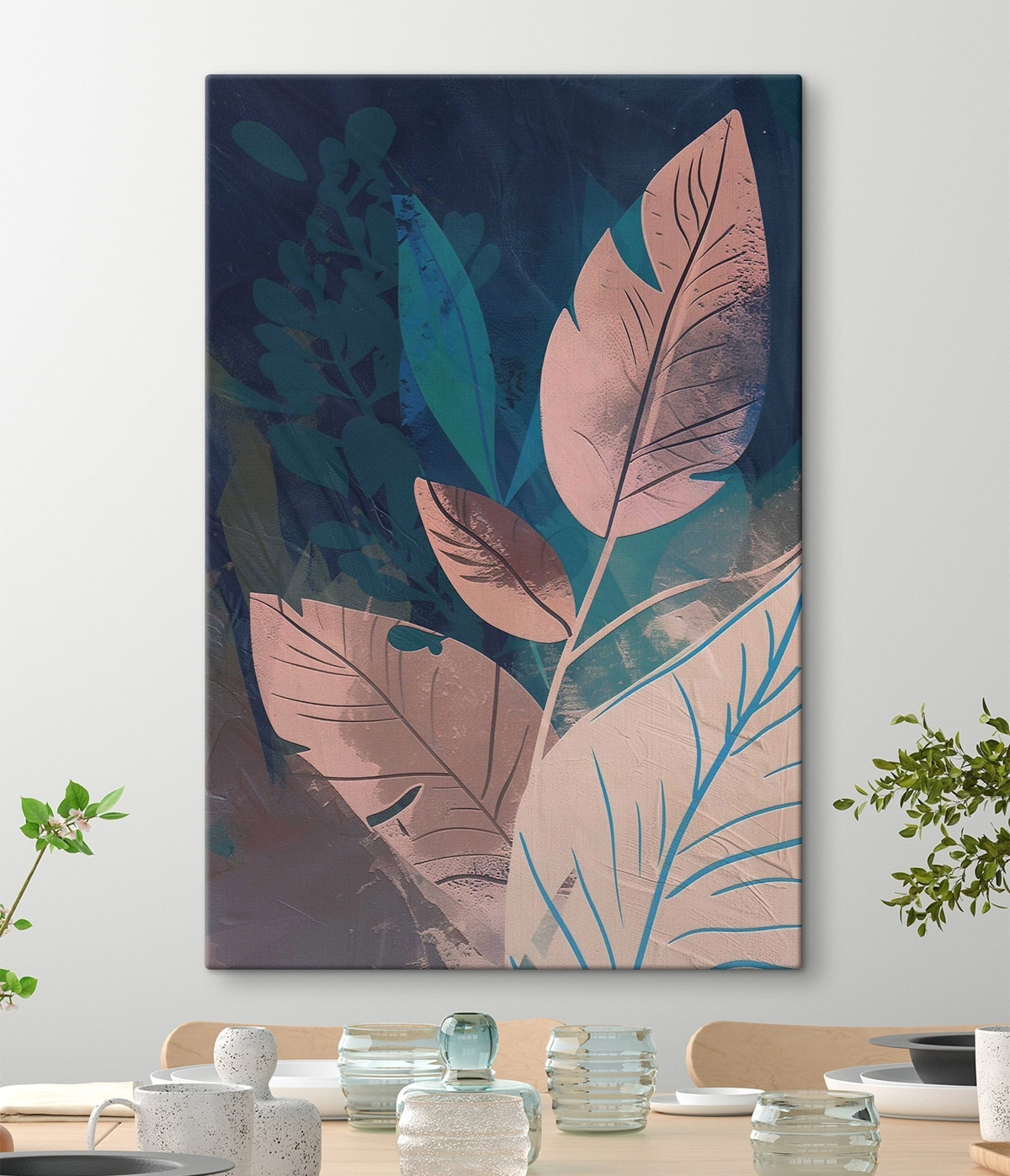 Abstração entre folhas — interior 2