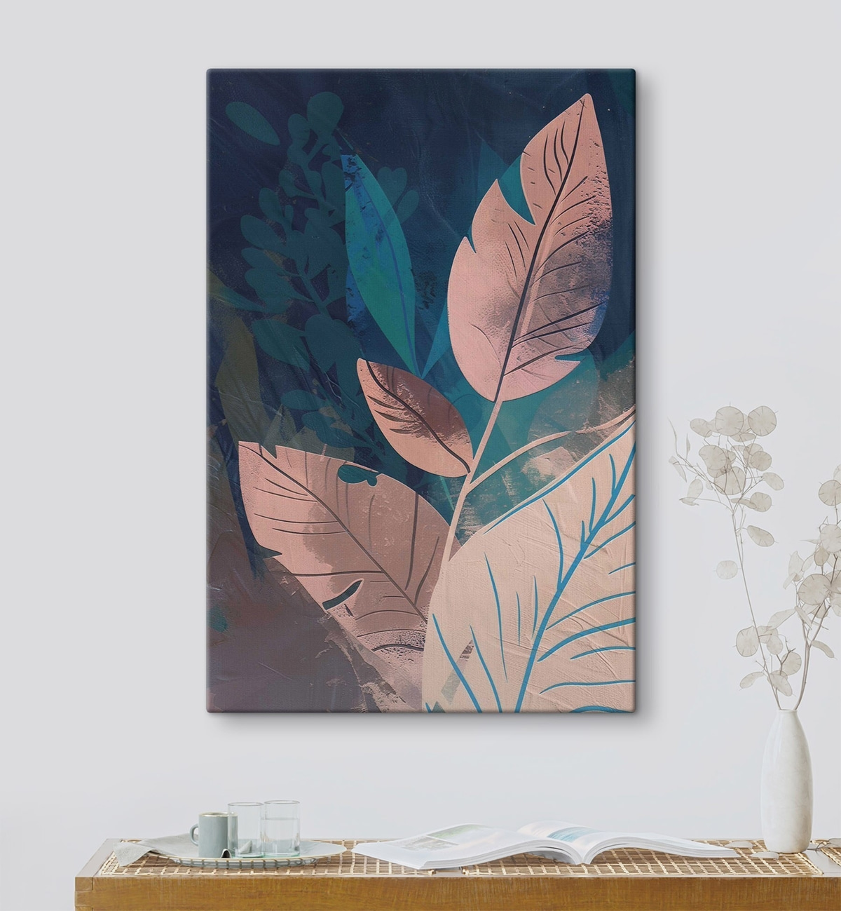 Abstração entre folhas — interior 1