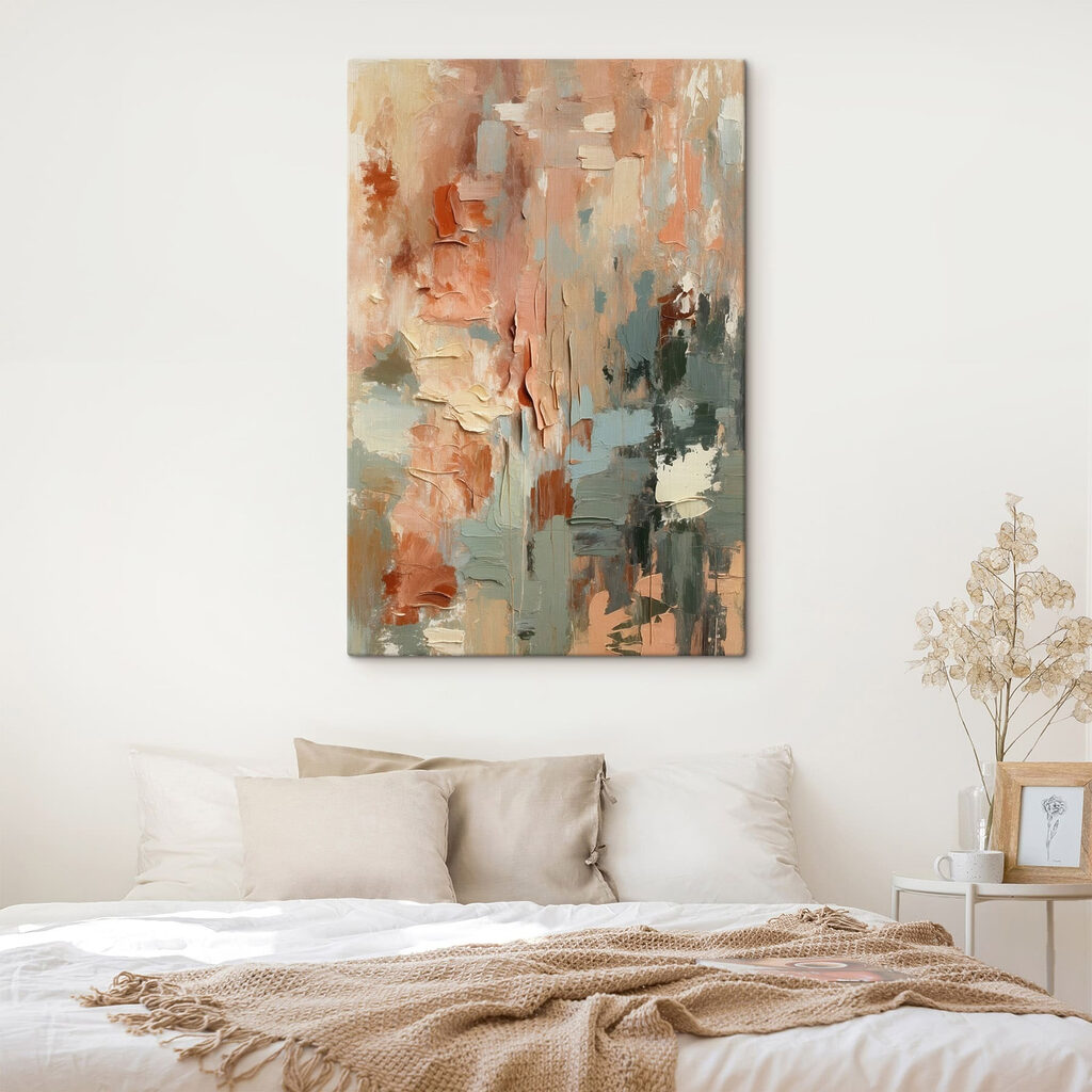 Pinceladas em tons pastel — interior 2