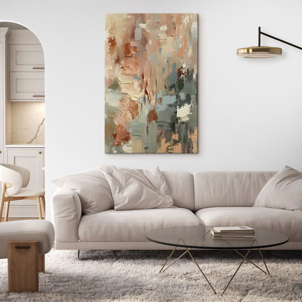 Pinceladas em tons pastel — interior 5