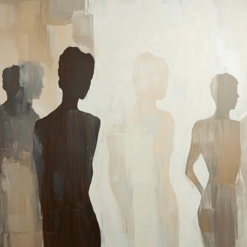 Silhuetas abstratas — design completo