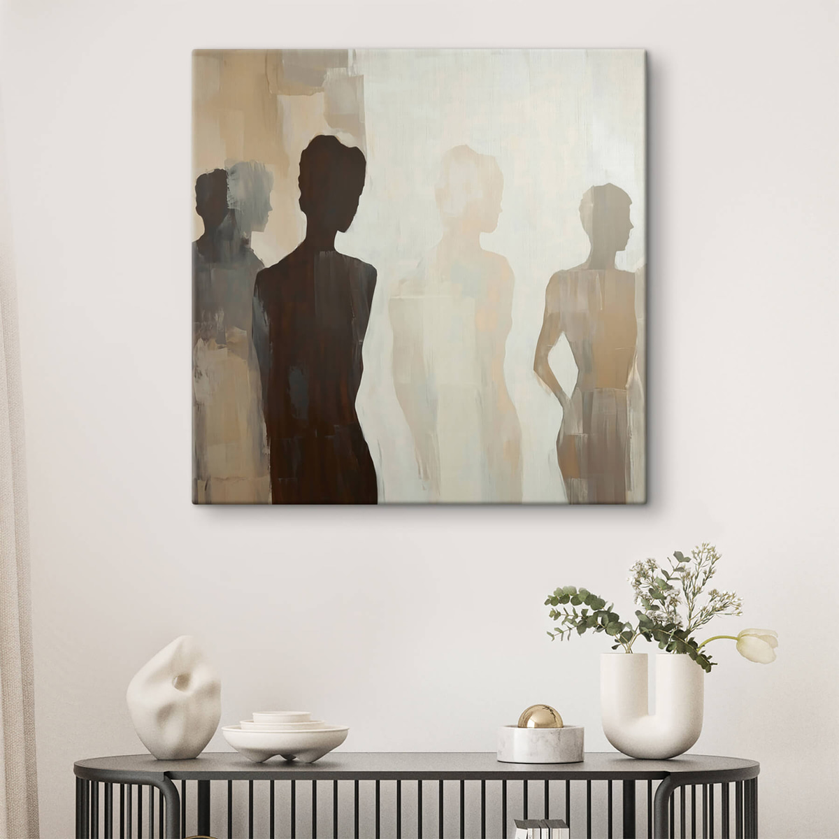 Silhuetas abstratas — interior 1