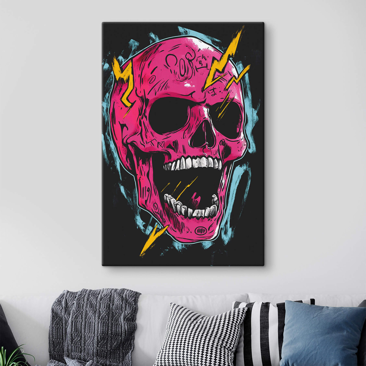 Crânio abstrato — interior 1