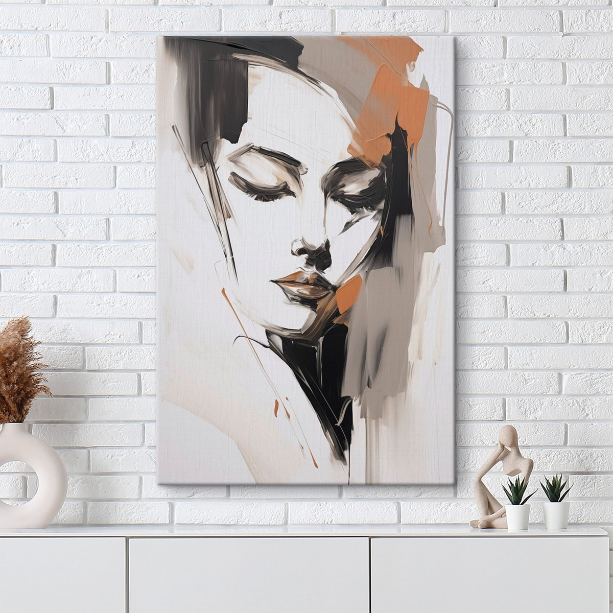 Rosto em cores — interior 1