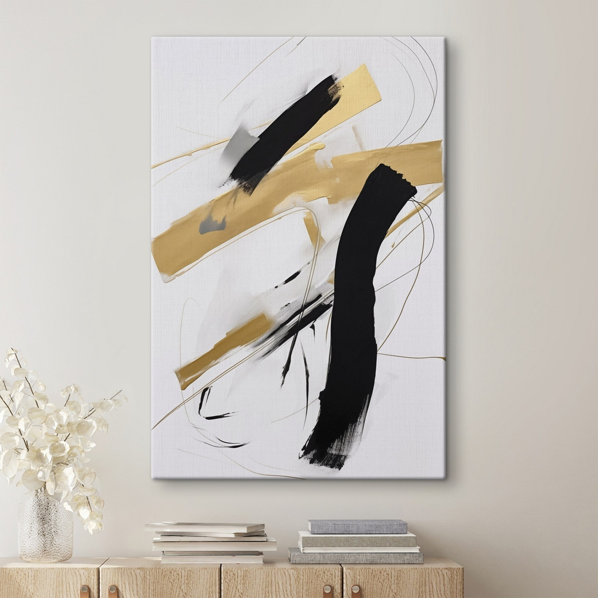 Composição abstrata caótica — interior 2