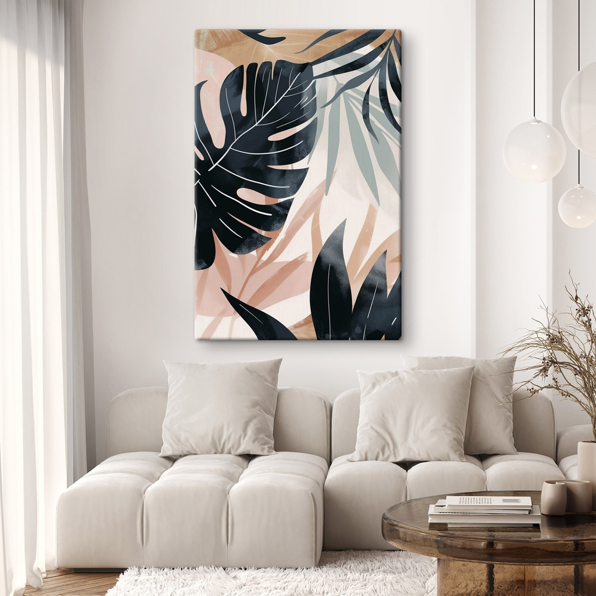 Folhagem e ramos tropicais — interior 2