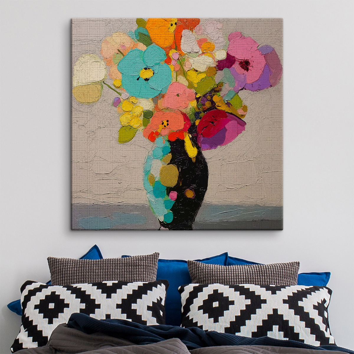 Arranjo floral num vaso — interior 2
