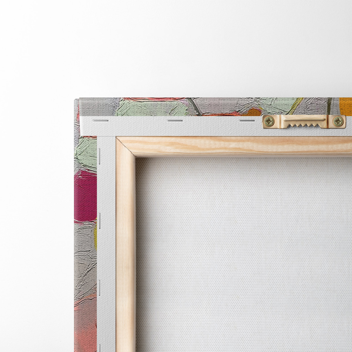 Arranjo floral num vaso — verso