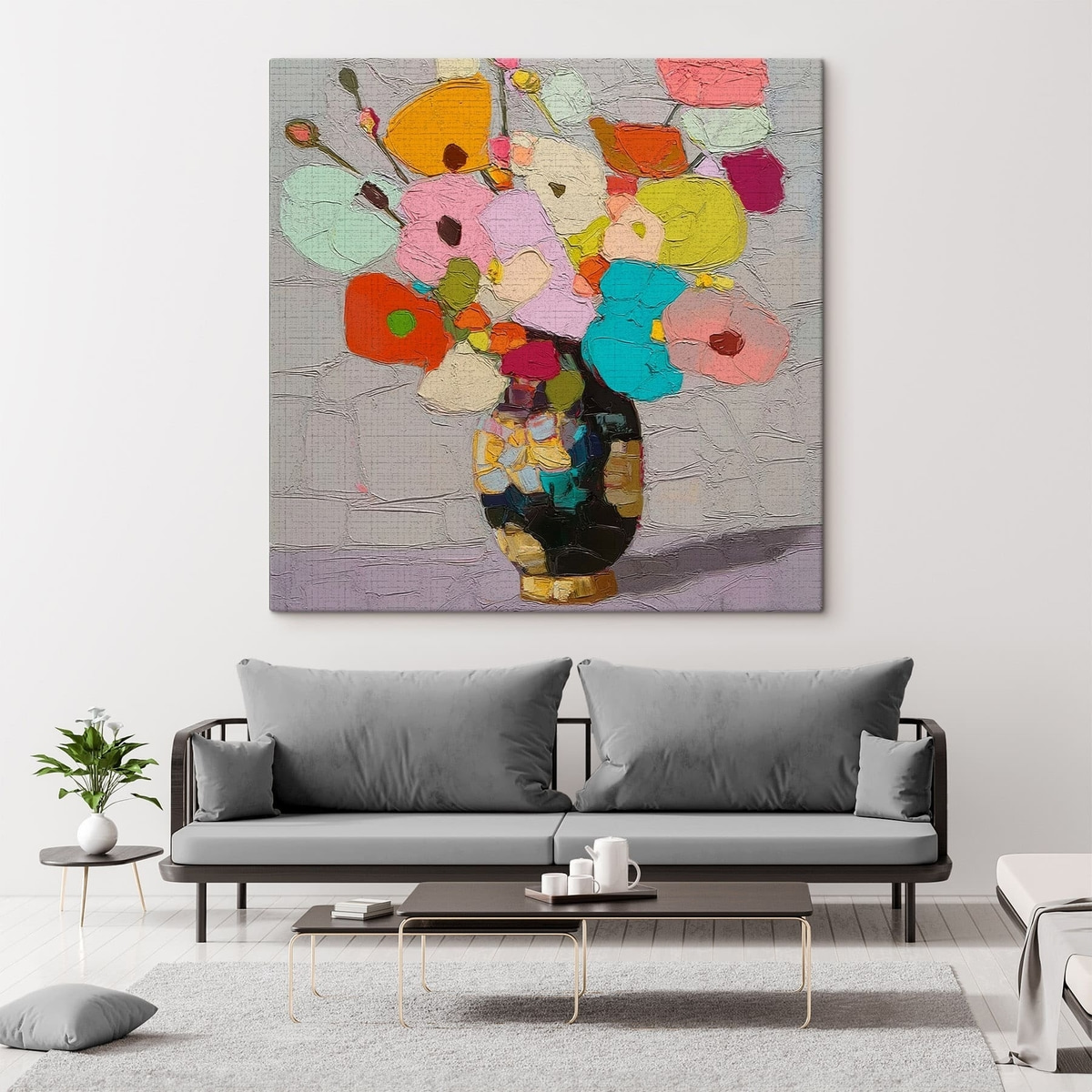 Arranjo floral num vaso — interior 2