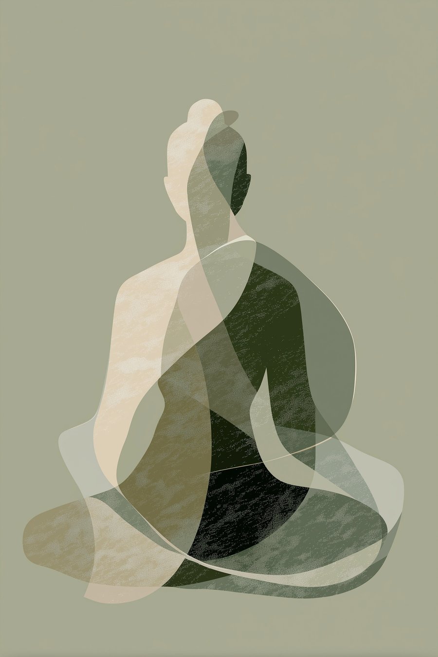 Figura de ioga — design completo
