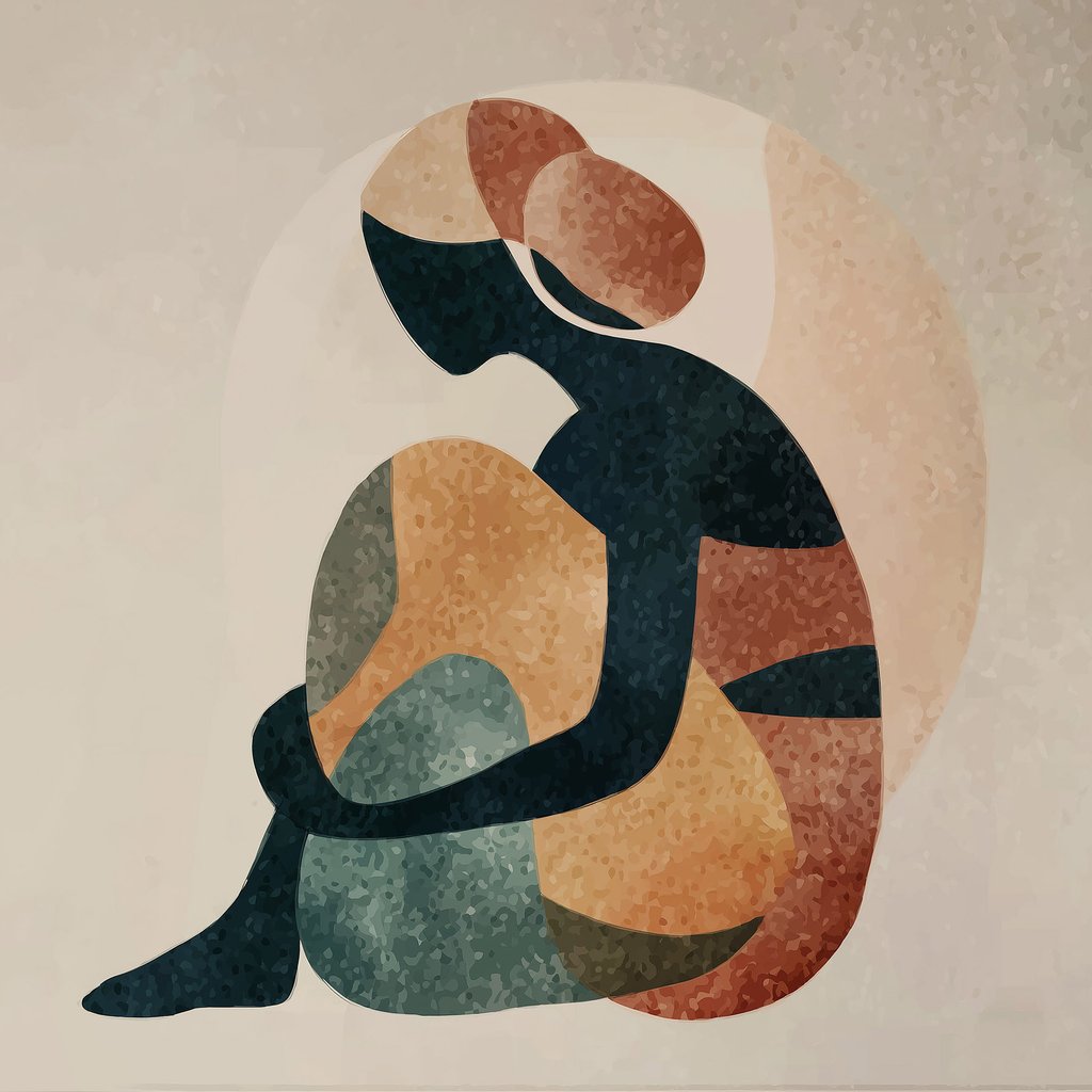Figura humana abstrata — design completo