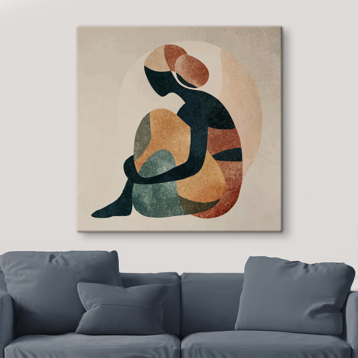 Figura humana abstrata — interior 2