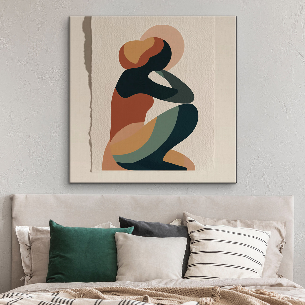 Figura humana sentada — interior 2
