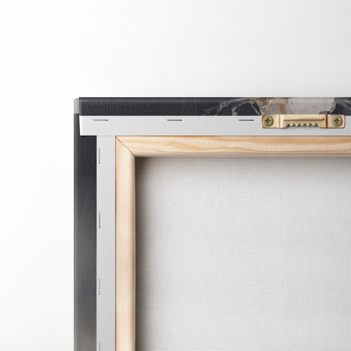 Lustre abstrato com velas — verso