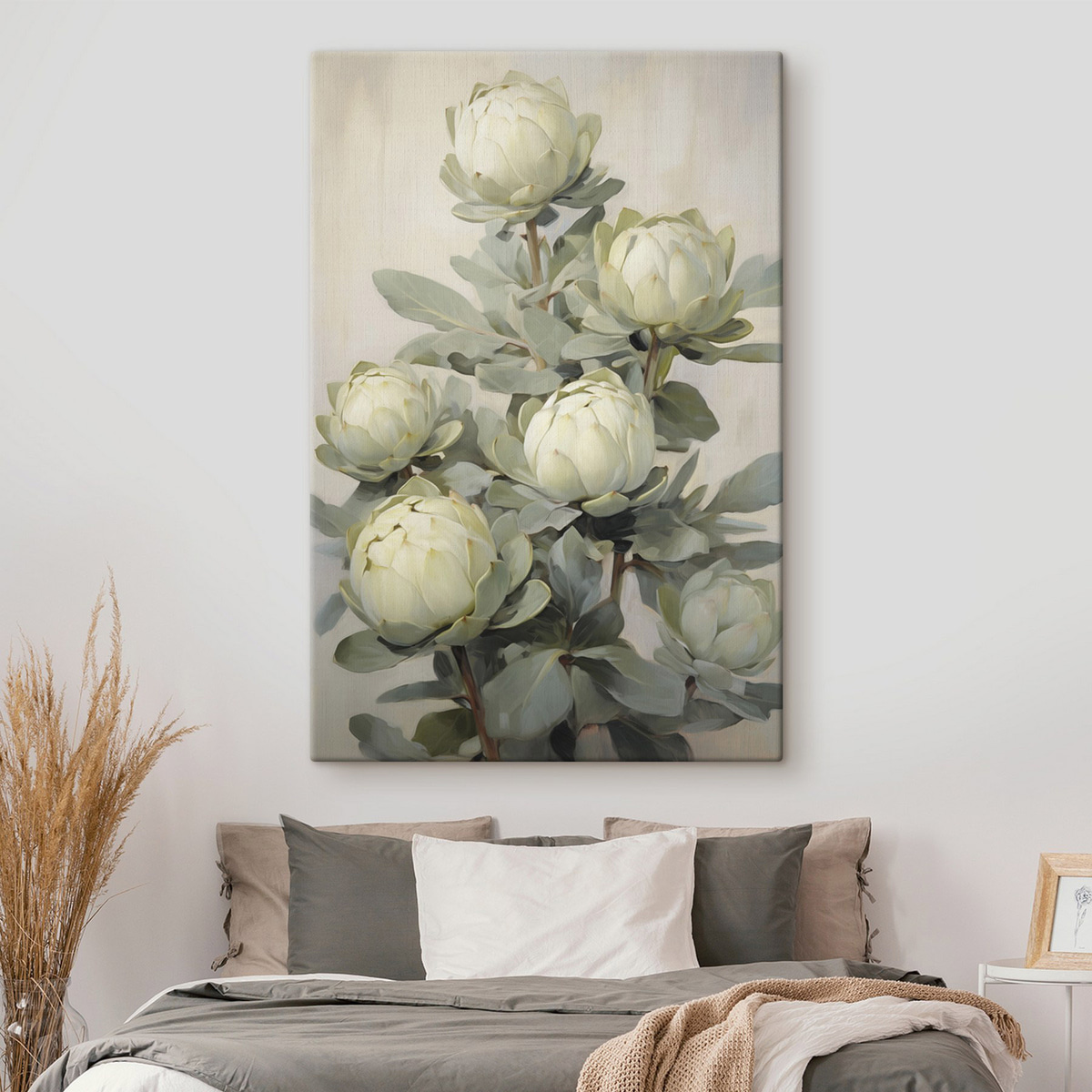 Proteas brancas — interior 1