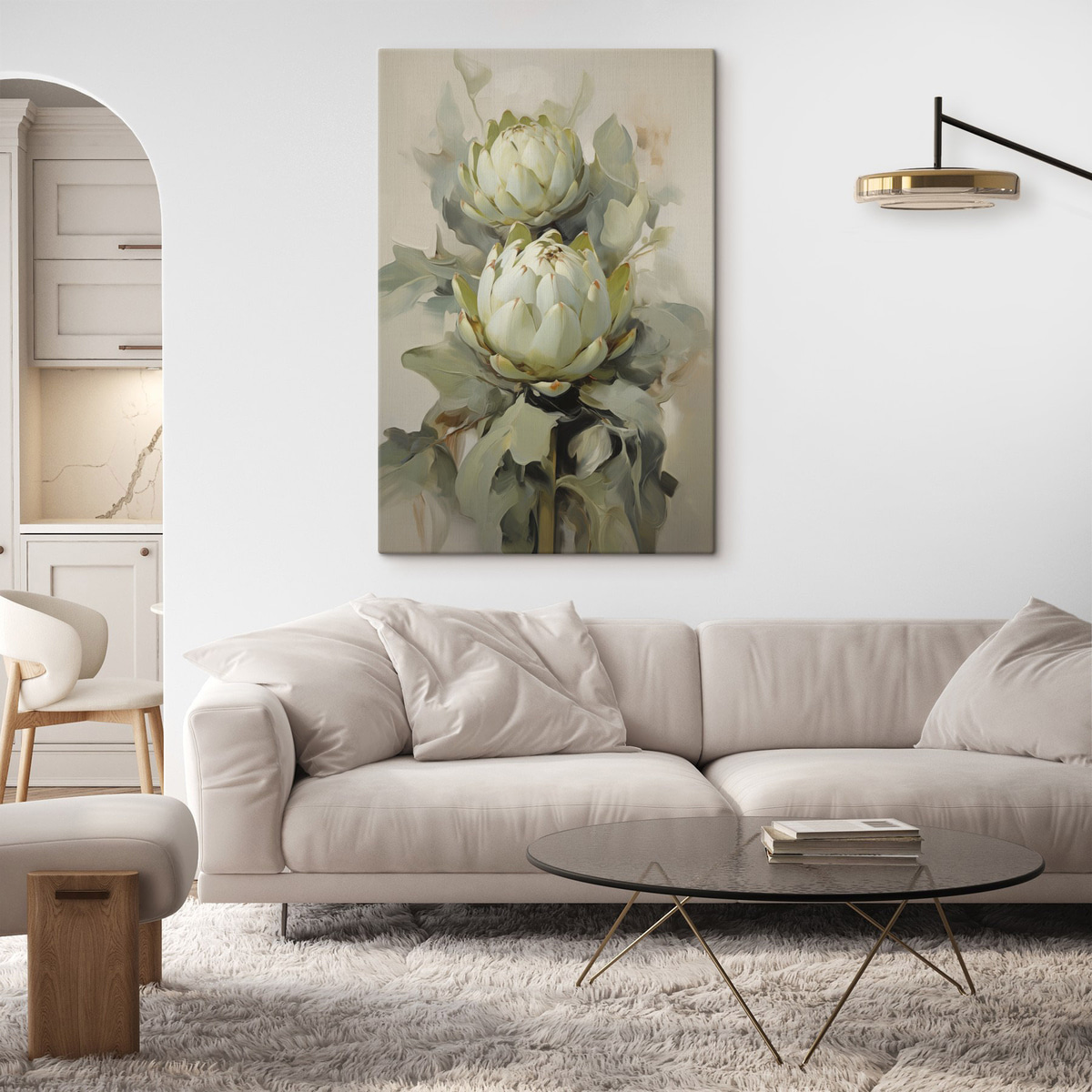 Proteas brancas — interior 2
