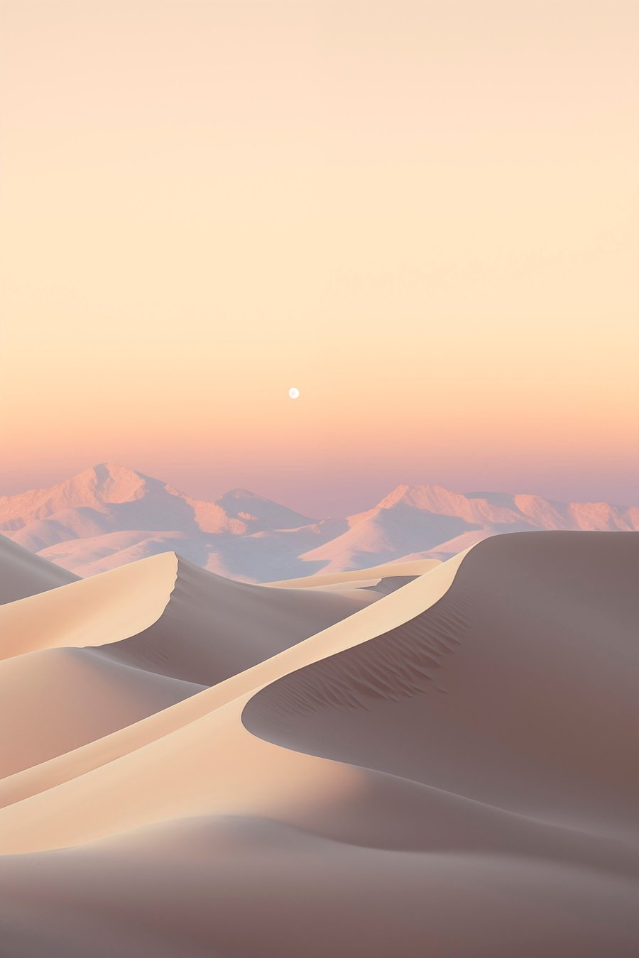Dunas no deserto — design completo