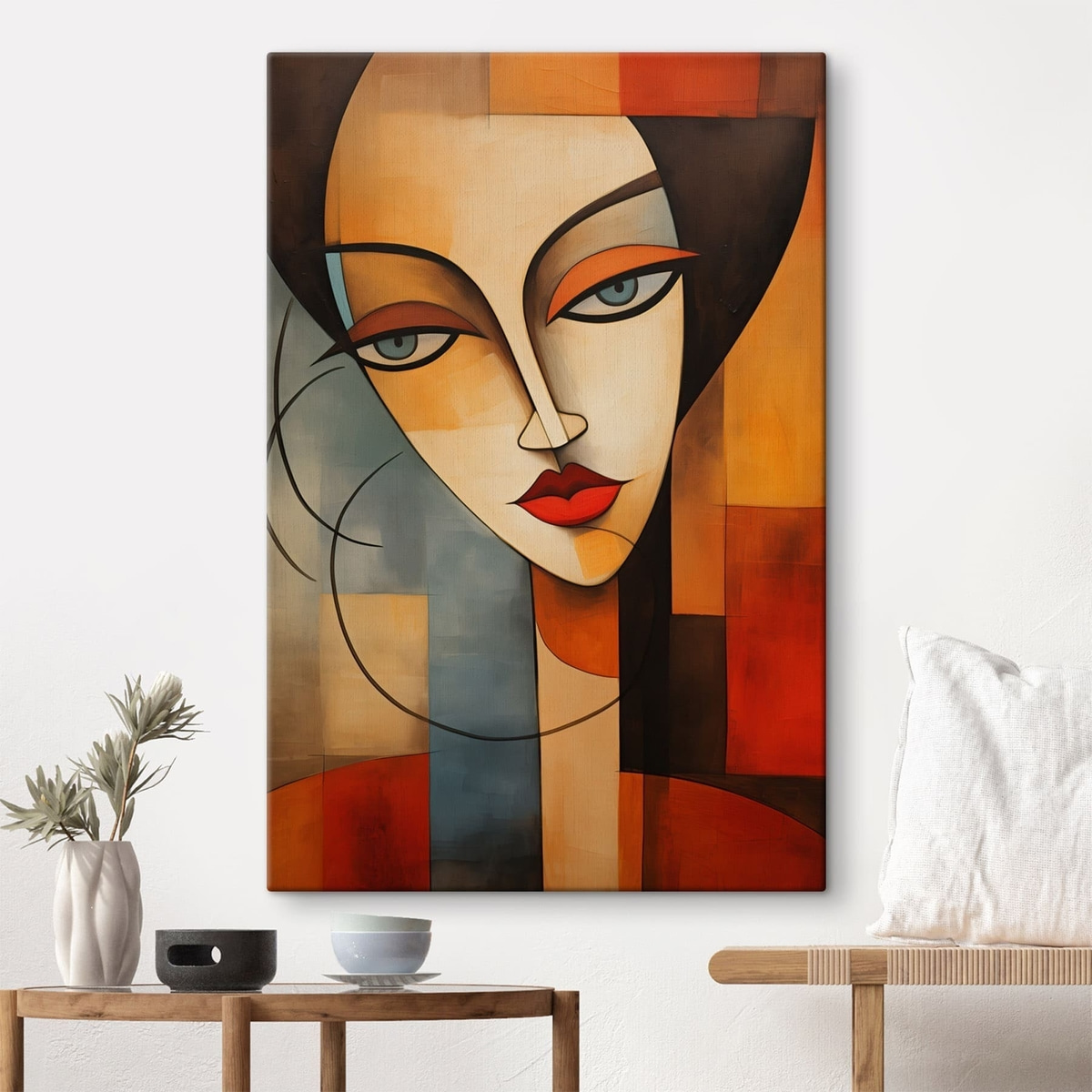 Retrato abstrato de mulher — interior 2