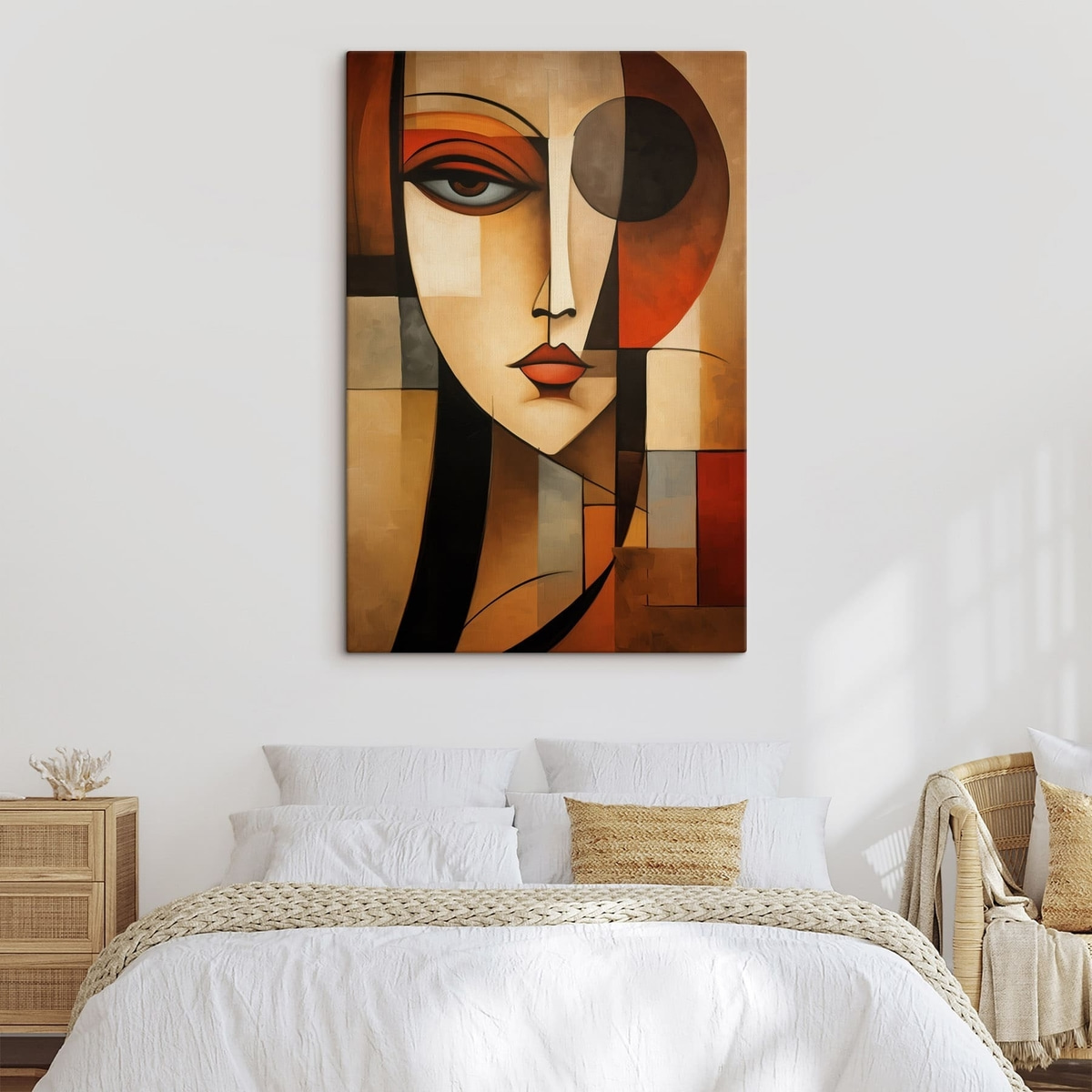 Retrato geométrico de mulher — interior 2