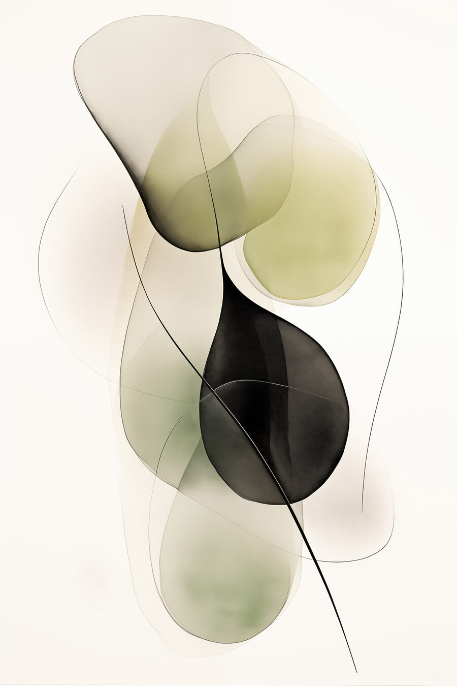 Ovais verdes em arcos — design completo
