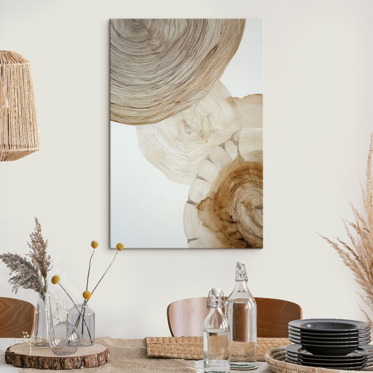 Anéis anuais abstratos — interior 1