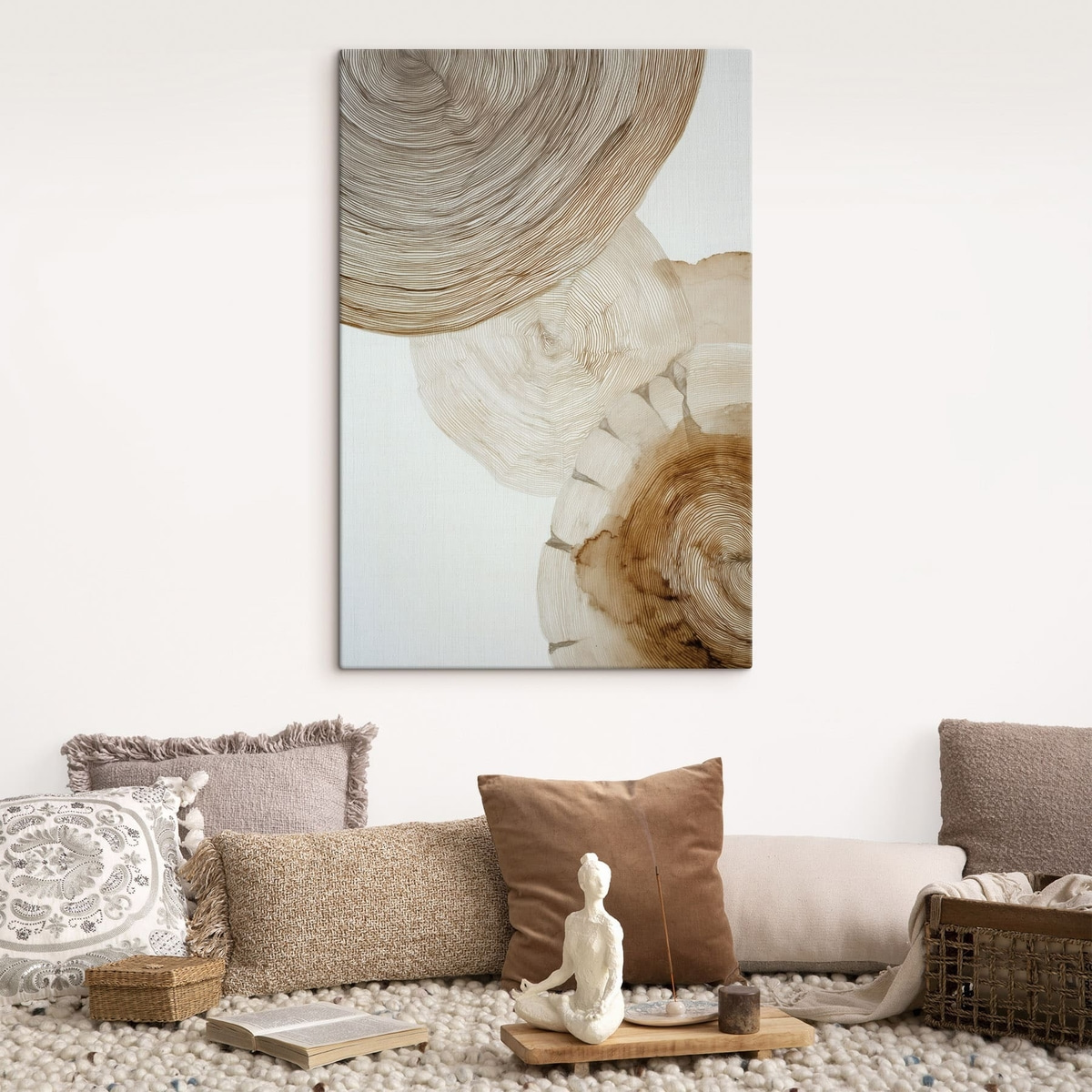 Anéis anuais abstratos — interior 2