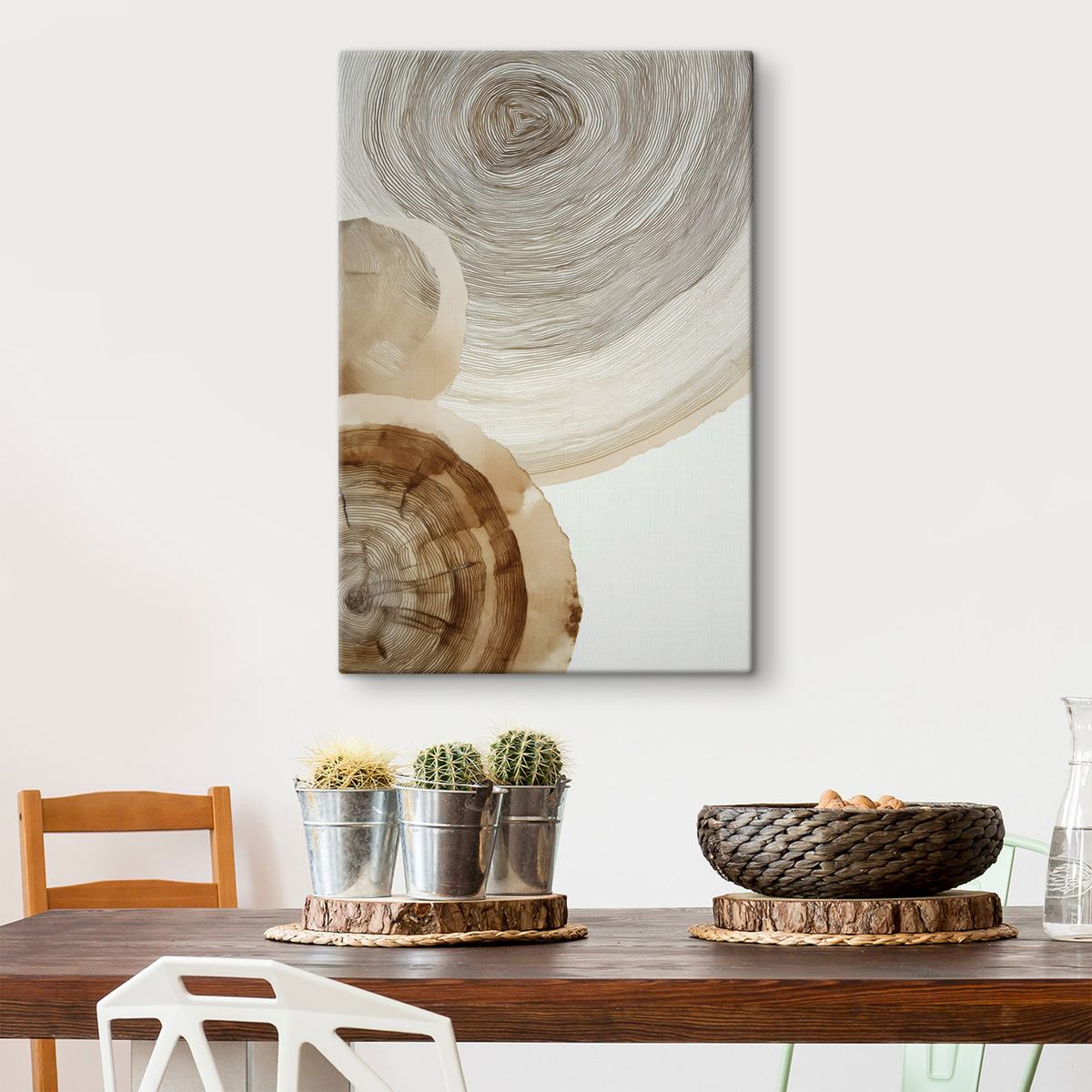 Anéis anuais abstratos — interior 2