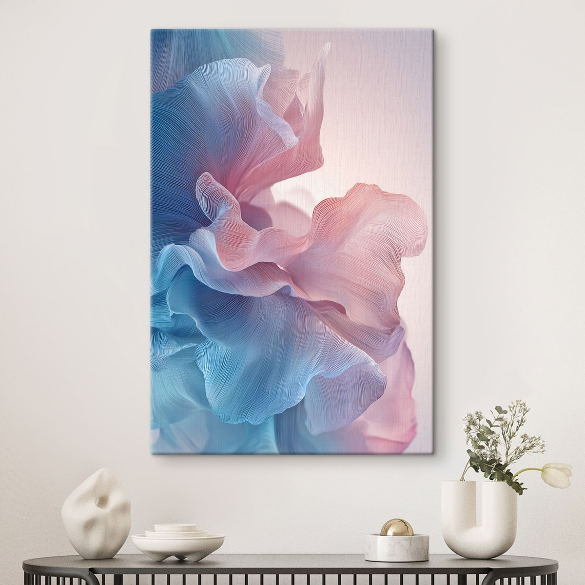 Ondas abstratas em relevo — interior 1