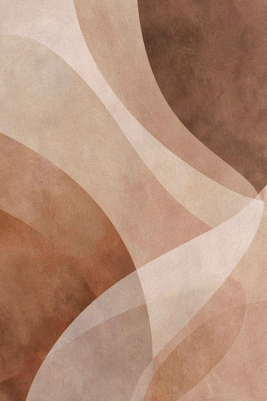 Curvas castanhas em camadas — design completo