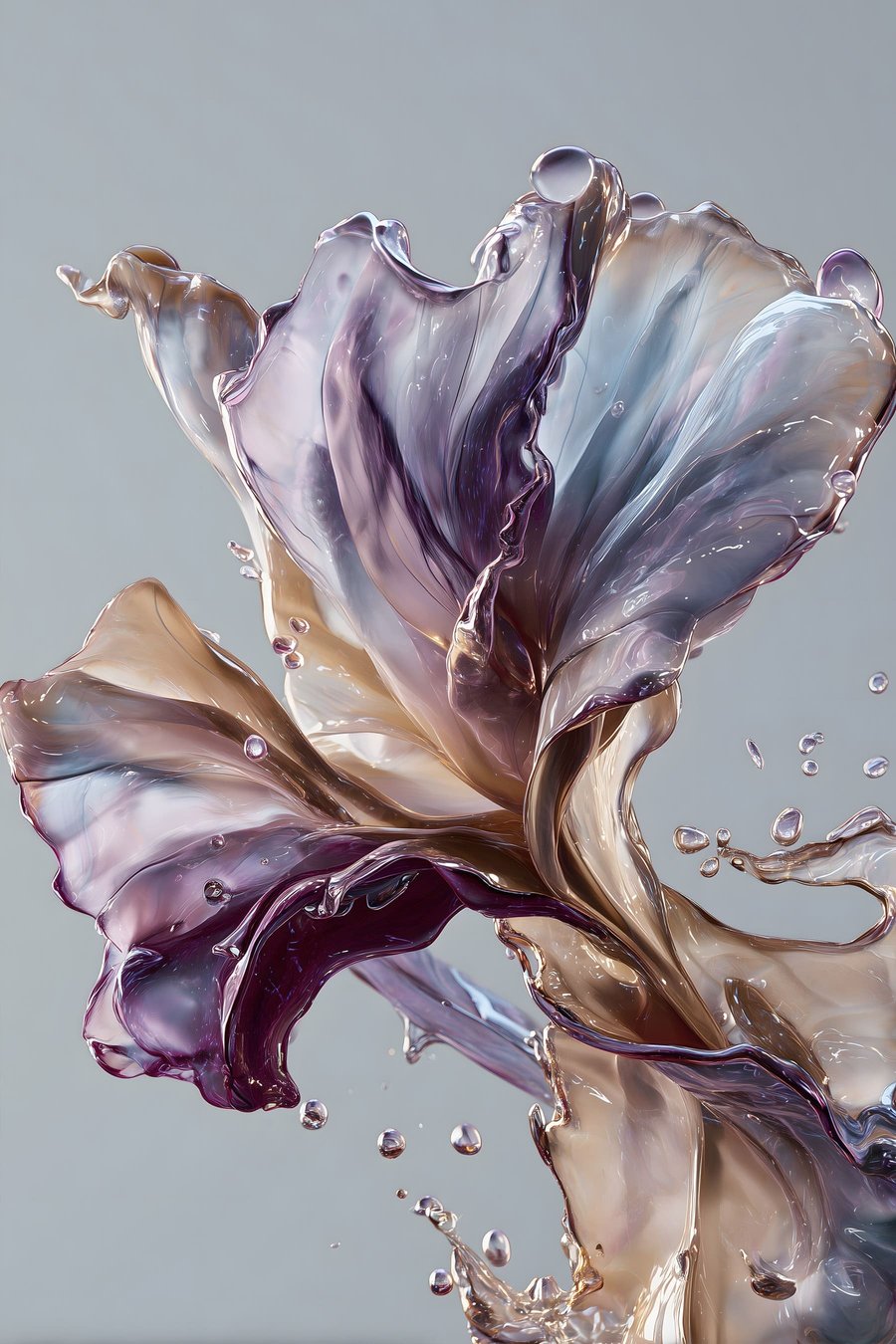 Explosões abstratas — design completo