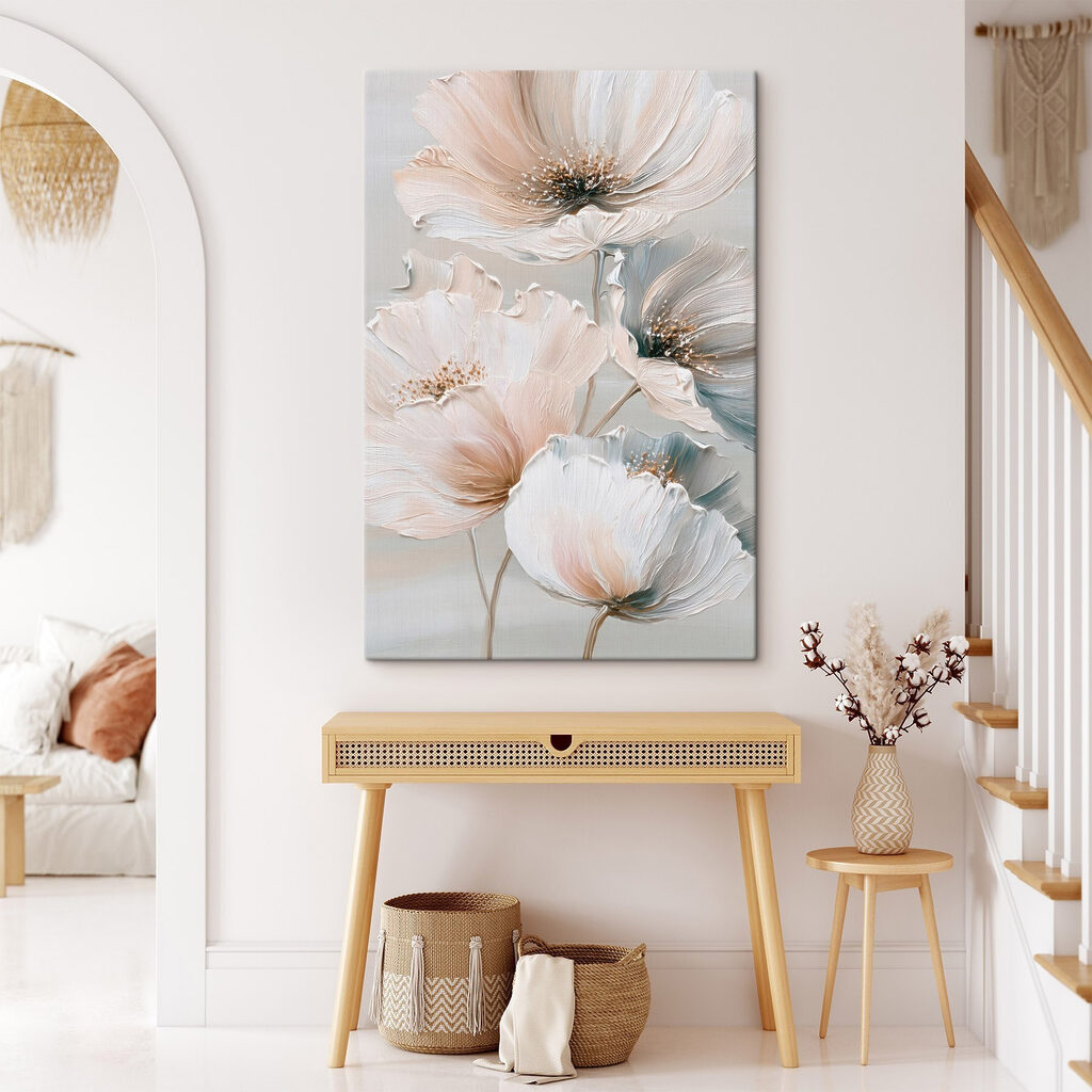 Flores rosa-pálido e cinzento — interior 3
