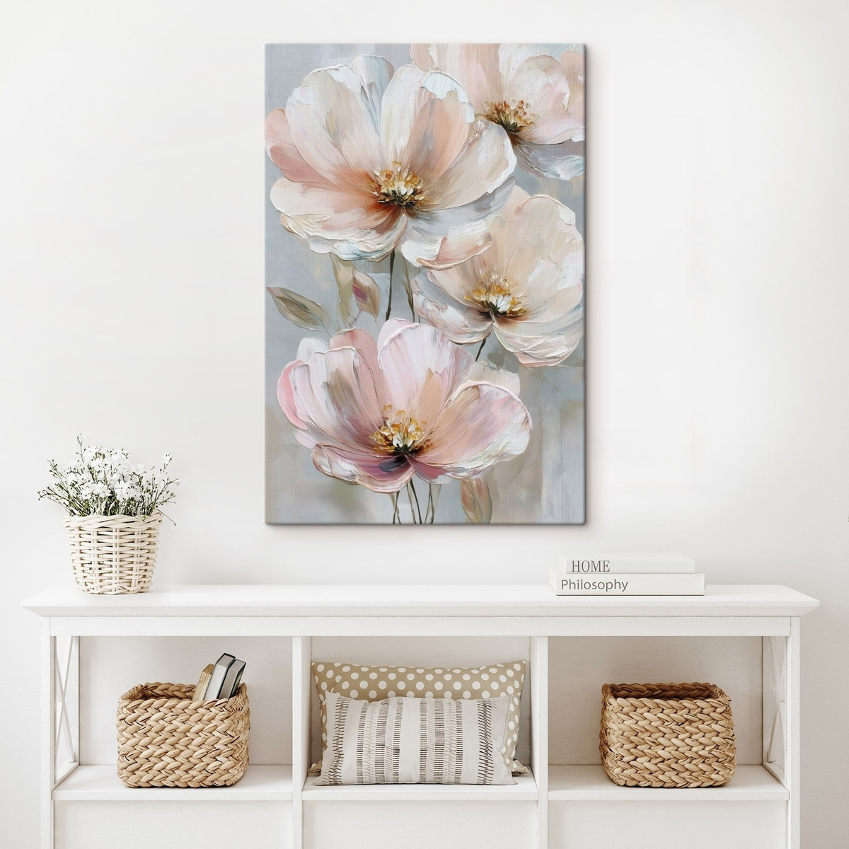 Flores em pinceladas expressivas — interior 2