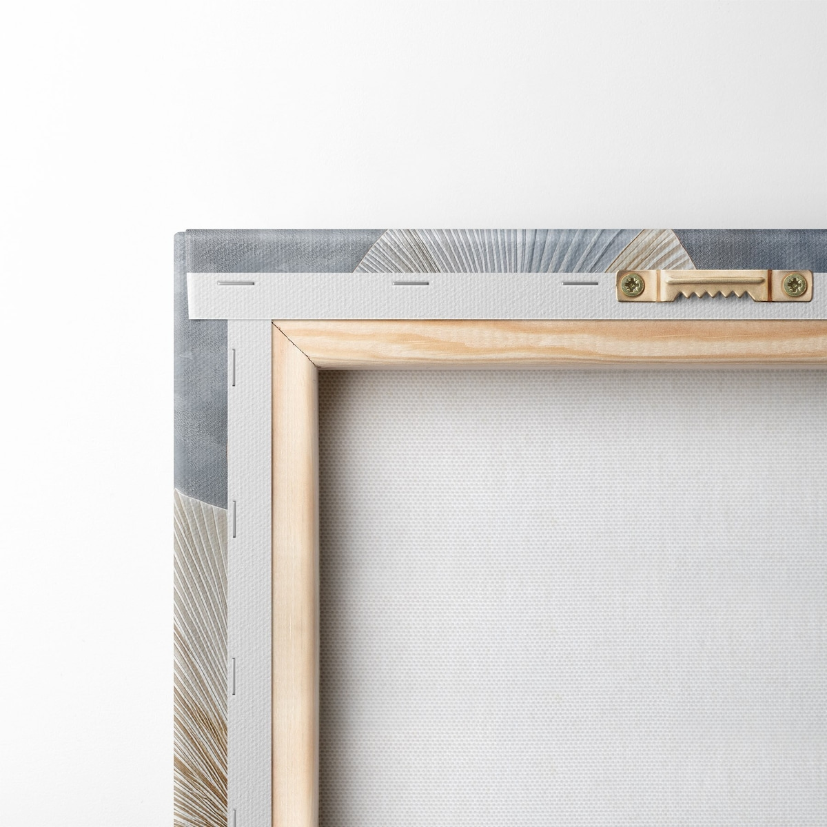 Folha decorativa multicolor — verso