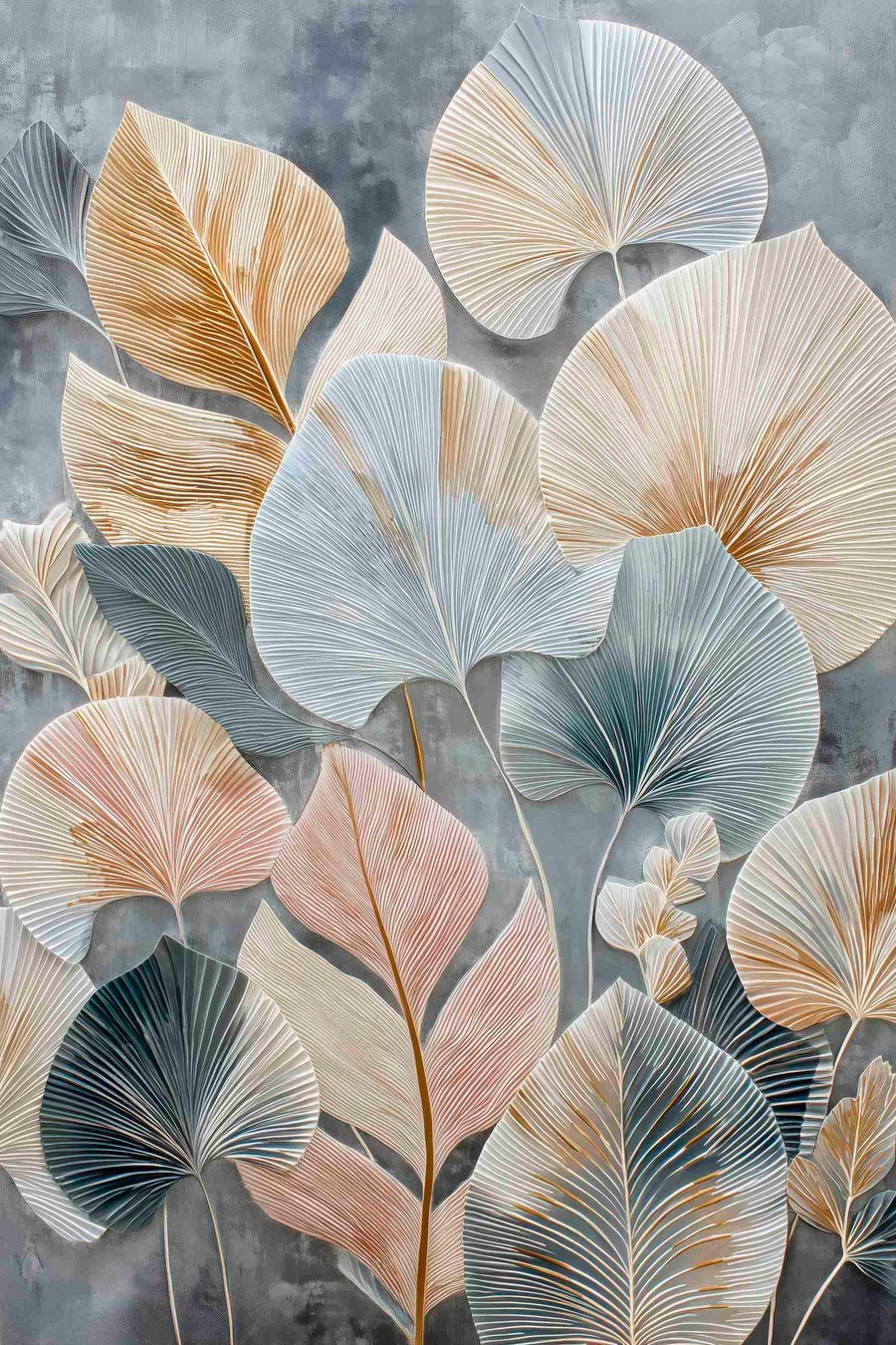 Folha decorativa multicolor — design completo