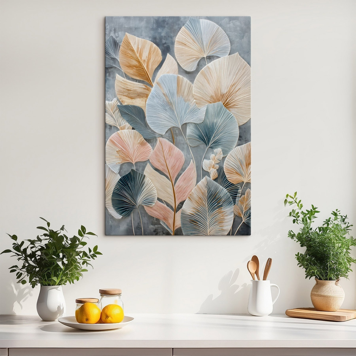 Folha decorativa multicolor — interior 3