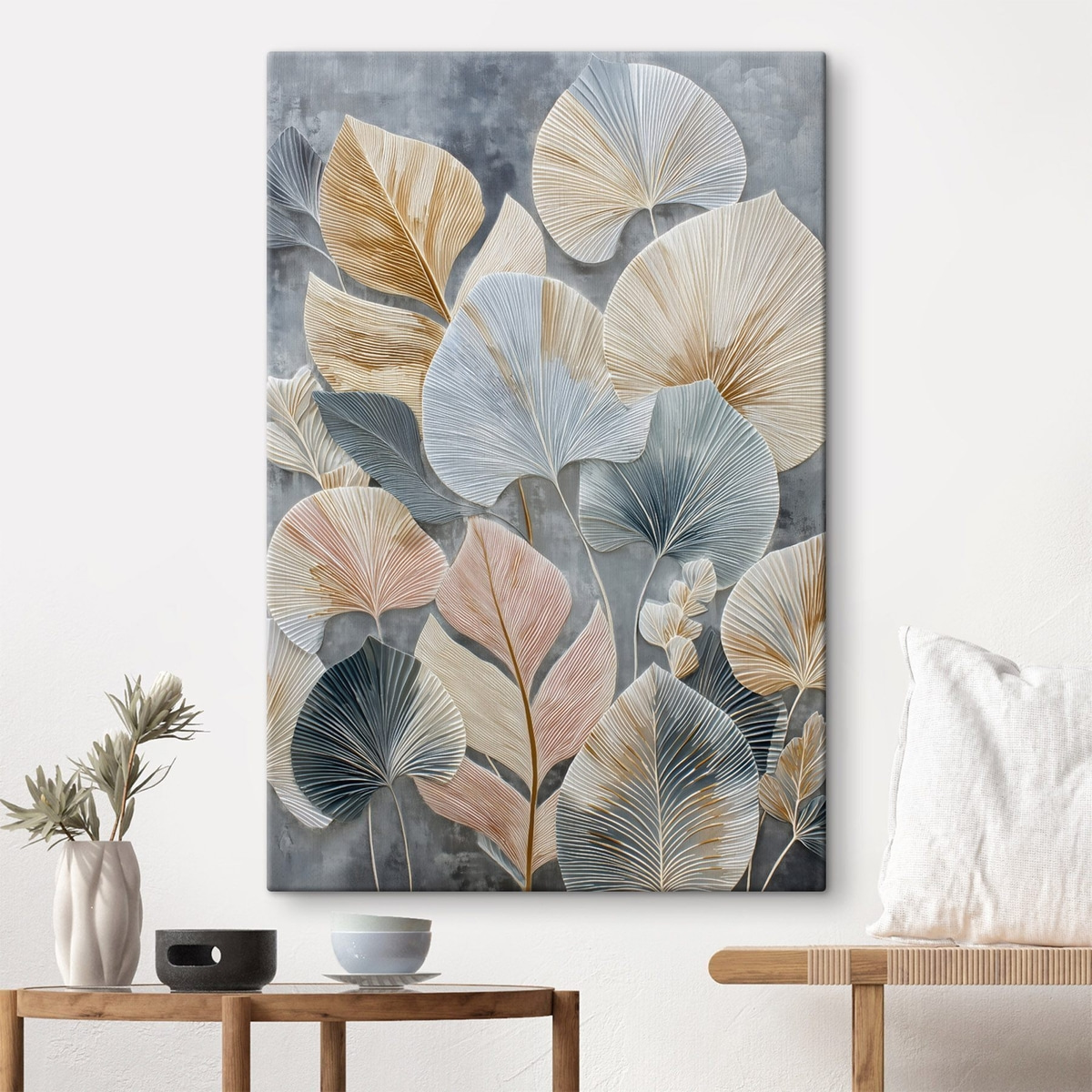 Folha decorativa multicolor — interior 1