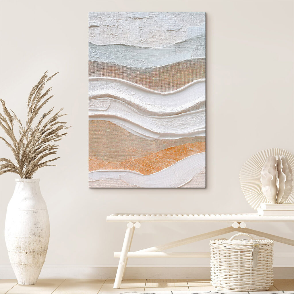 Camadas brancas com areia — interior 1
