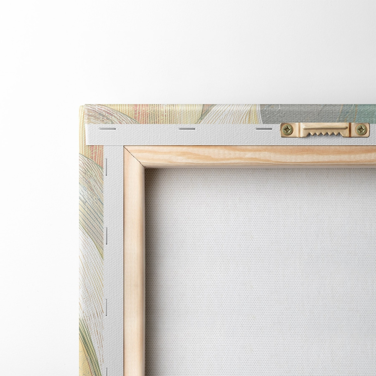 Magnólias abstratas em pastel — verso