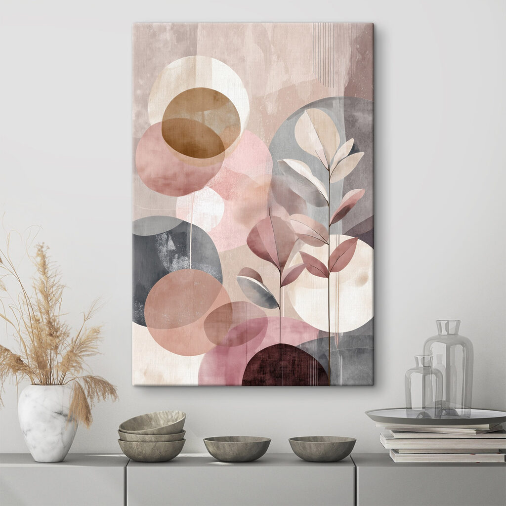 Círculos pastel num ramo — interior 3