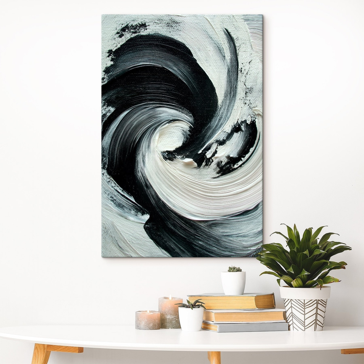 Espiral abstrata em pinceladas — interior 3