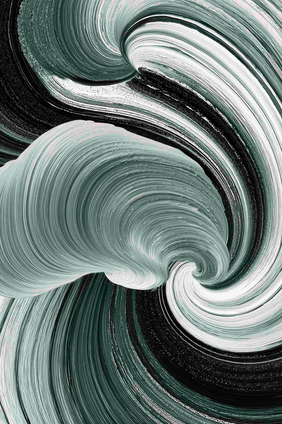 Movimento preto e branco — design completo