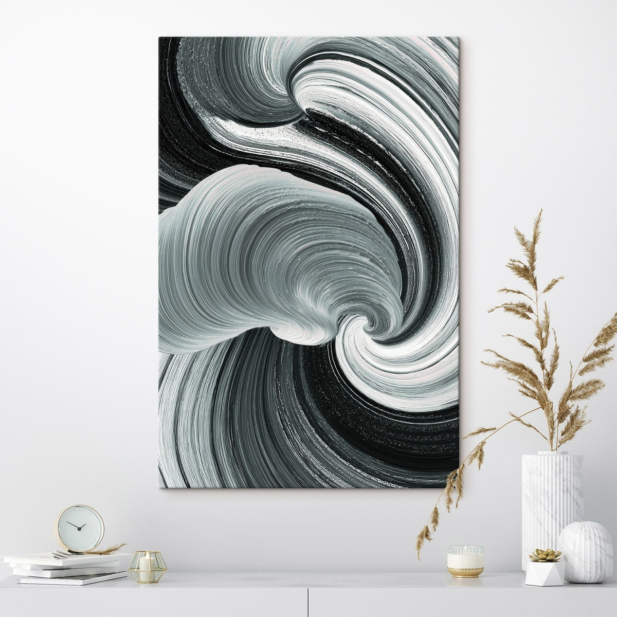 Movimento preto e branco — interior 3