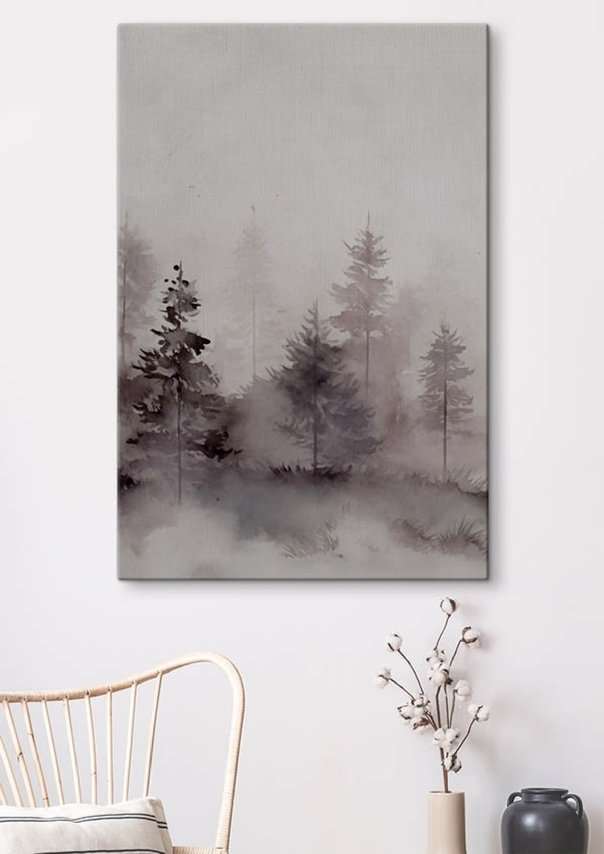 Floresta em aguarela — interior 1