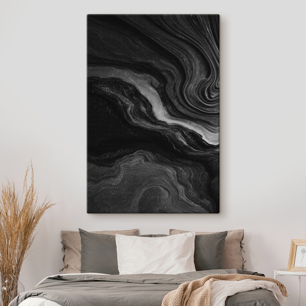 Veios cinzentos em preto — interior 2