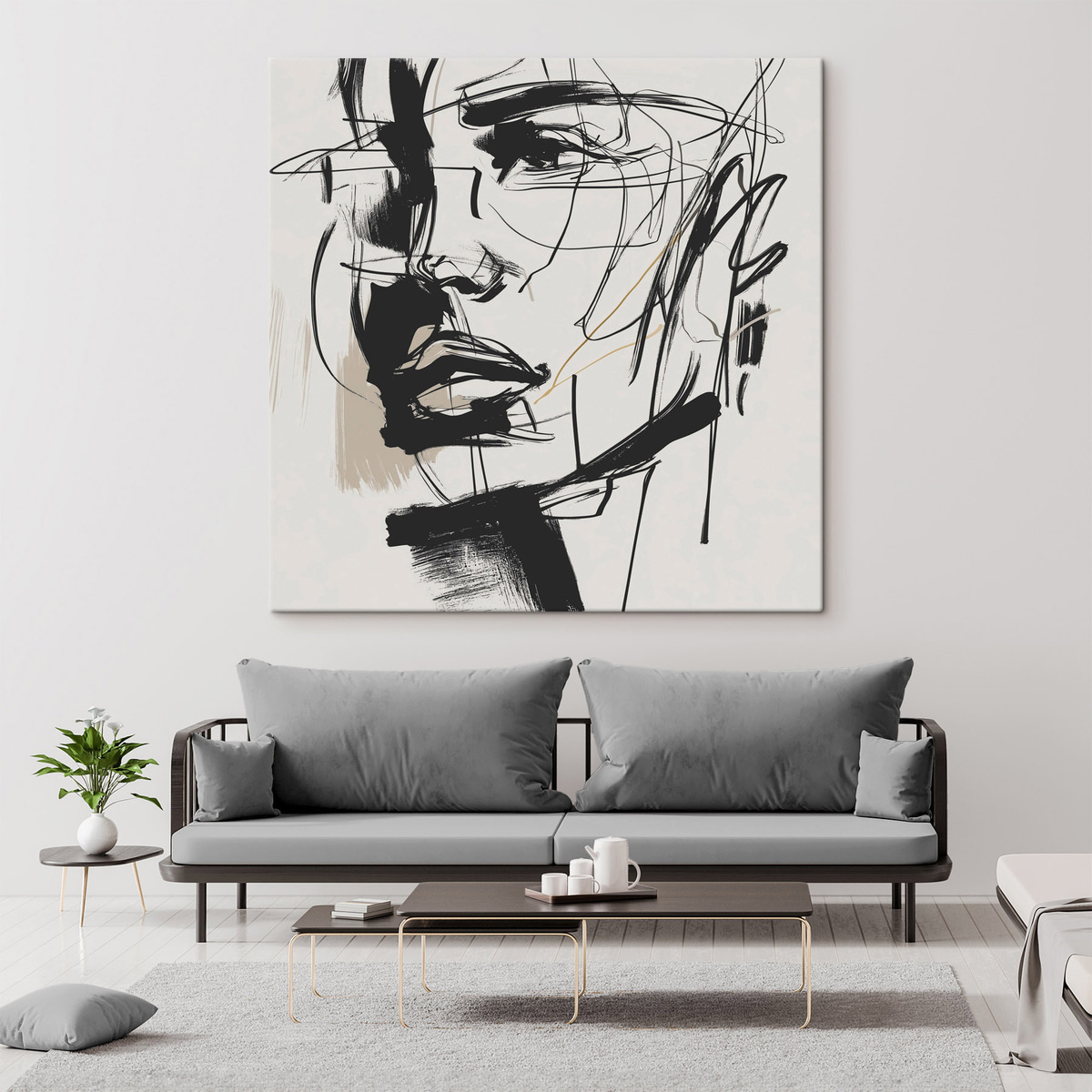 Retrato em traços fortes — interior 1